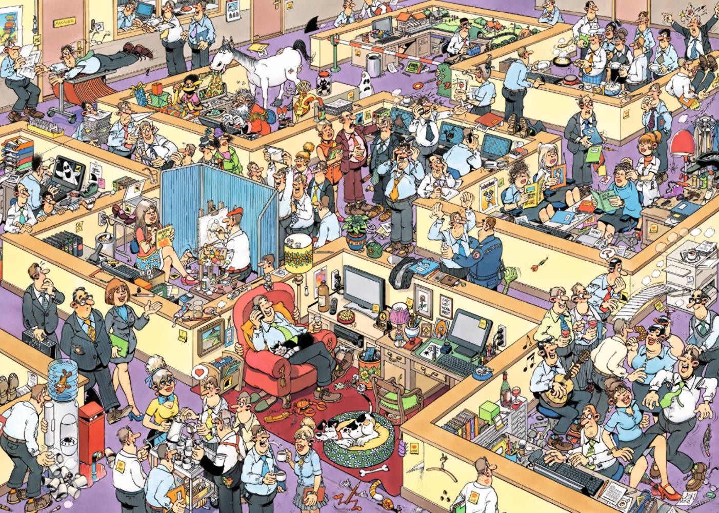 Jan van Haasteren Das Büro 1000 Teile Puzzle