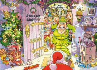 Jumbo Spiele 1119801828 Wasgij Christmas 8 Christmas Getaway! 1000 Teile Puzzle