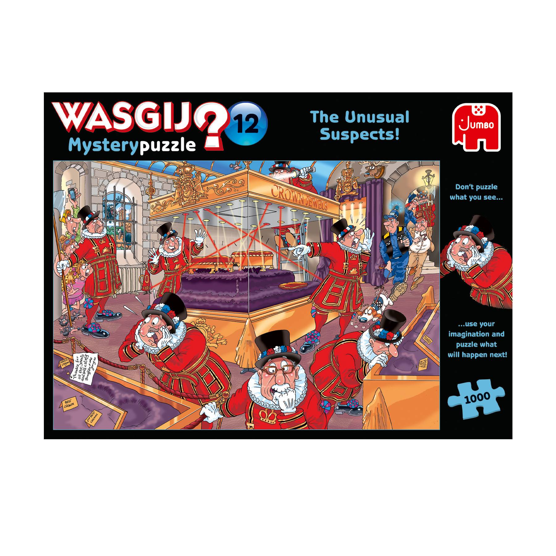 Wasgij Mystery 12 The Unusual Suspects 1000 Teile Puzzle