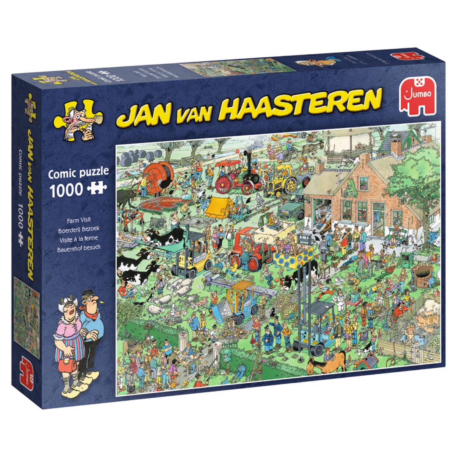 Jan van Haasteren Bauernhof Besuch 1000 Teile Puzzle