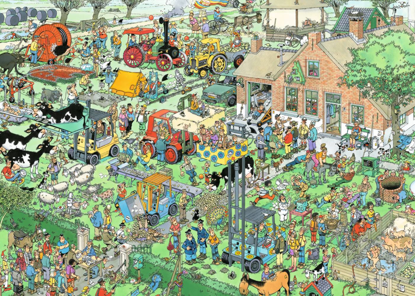 Jan van Haasteren Bauernhof Besuch 1000 Teile Puzzle