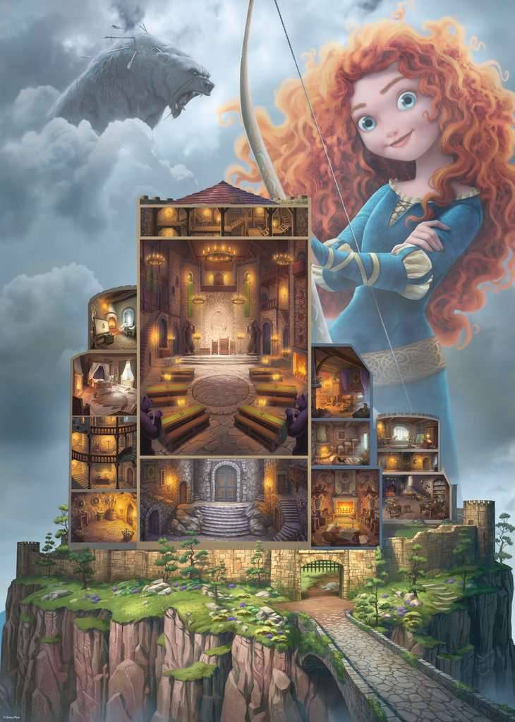 Ravensburger 17335 Disney Castles: Merida 1000 Teile Puzzle