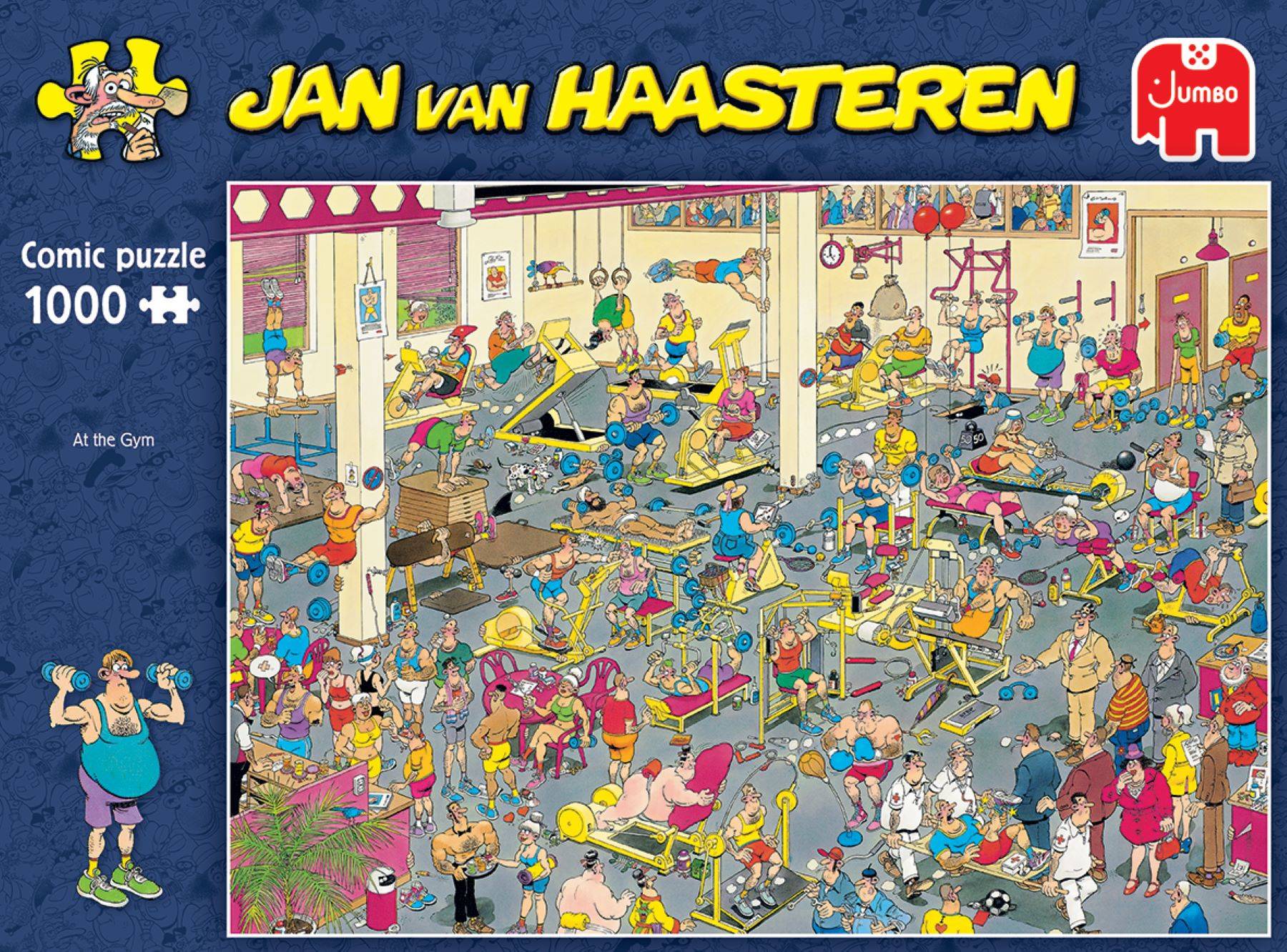 Jumbo Spiele 1119801836 Jan van Haasteren At the Gym 1000 Teile Puzzle