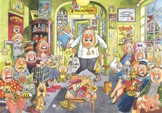 Wasgij Original 18 Uproar the Vets 1000T Puzzle