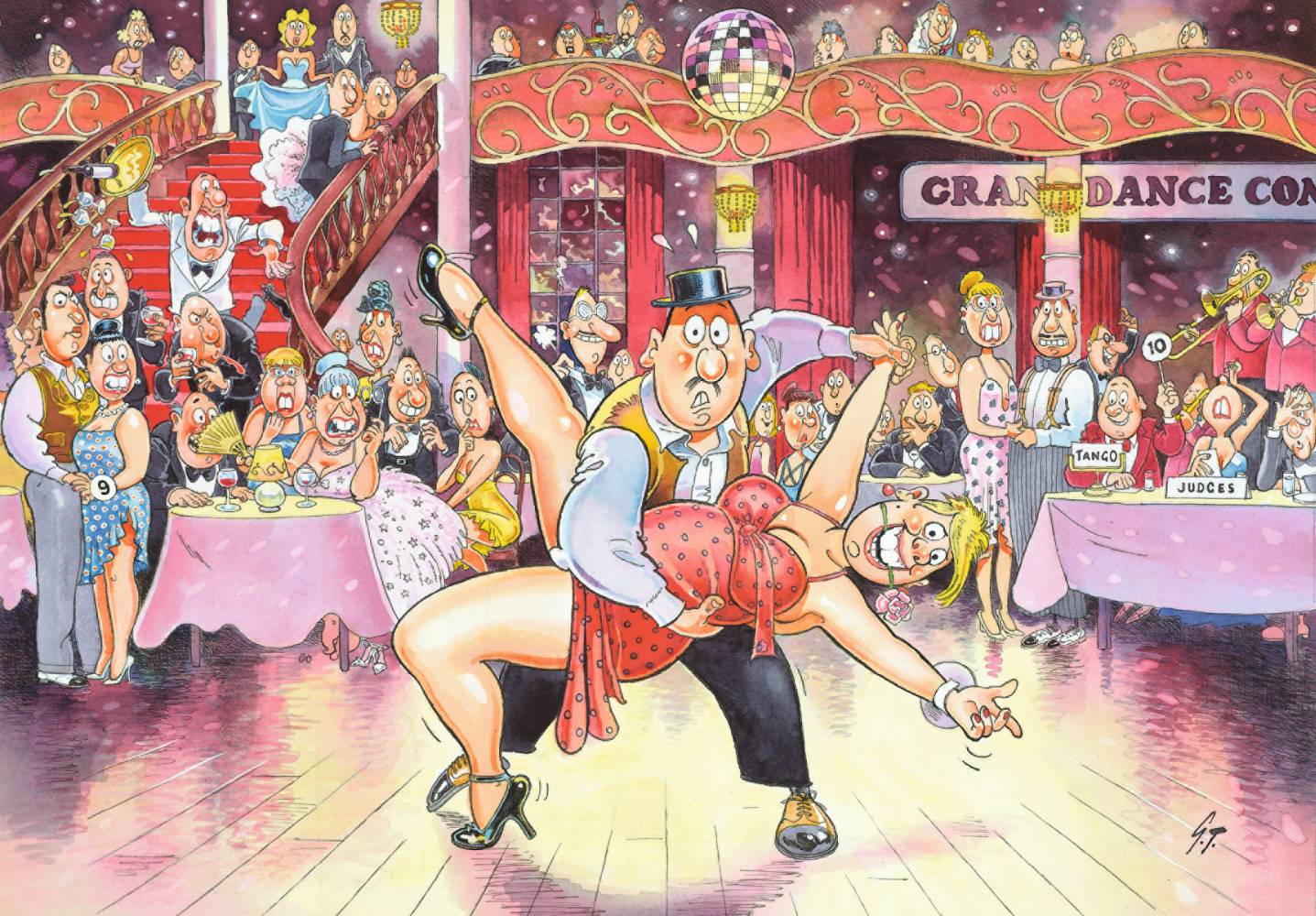 Wasgij Original 17 Der Tanzball! 1000 Teile Puzzle