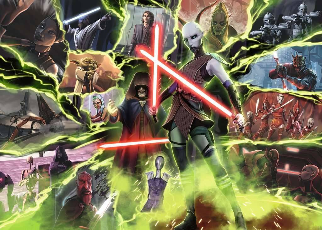 Ravensburger 17341 Star Wars Villainous Asajj Ventress 1000 Teile Puzzle