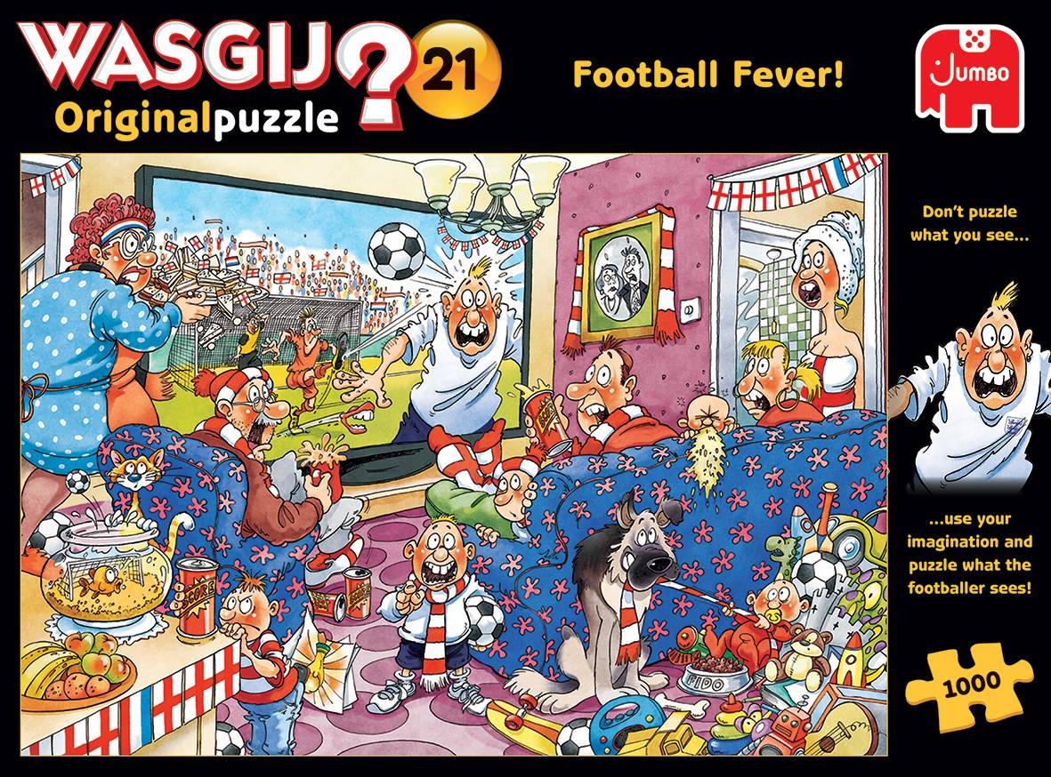 Wasgij Original 21 Football Fever! 1000 Teile Puzzle