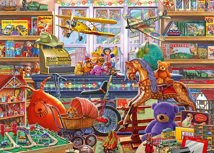 Steve Crisp Tonys Toy Shoppe 1000 Teile Puzzle