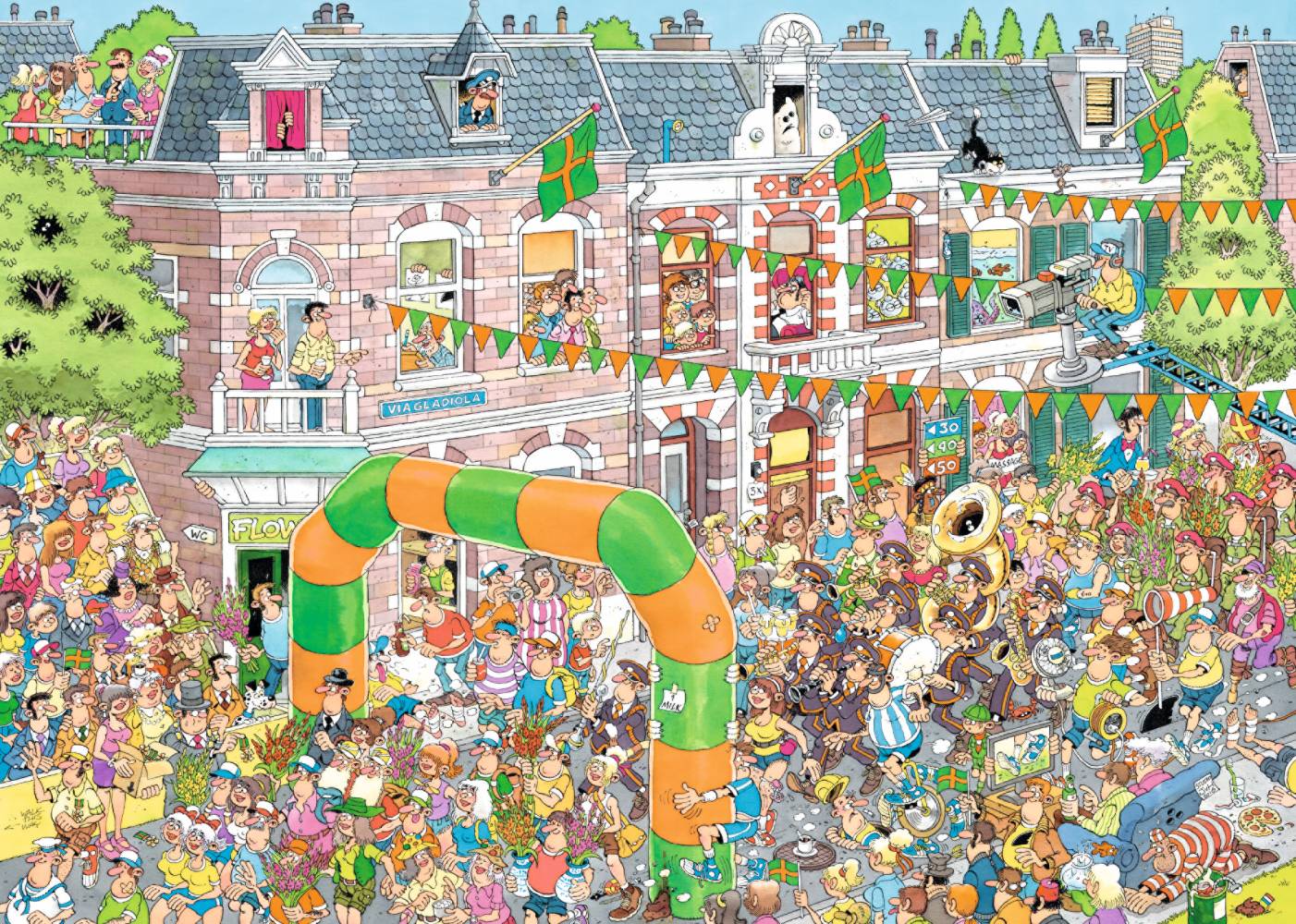 Jan van Haasteren Nijmegen Wanderung 1000 Teile Puzzle