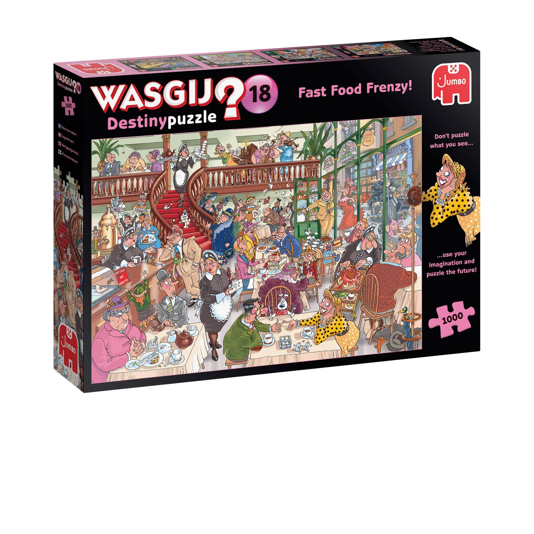Wasgij Destiny 18 Fast Food Frenzy! 1000 Teile Puzzle