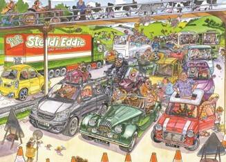 Jumbo Spiele 1119801819 Wasgij Original 19 Cone-gestion! 1000 Teile Puzzle