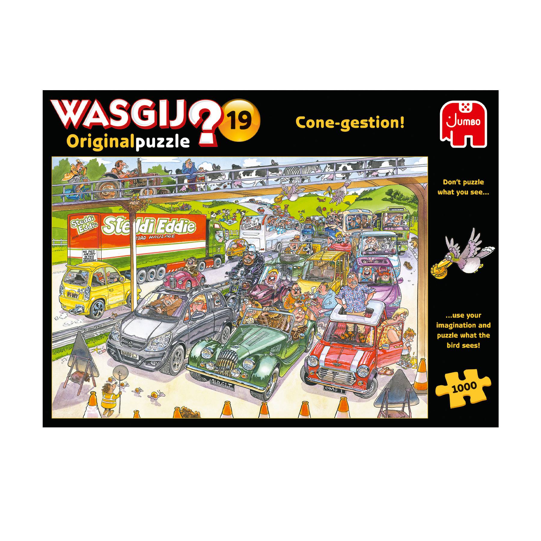 Jumbo Spiele 1119801819 Wasgij Original 19 Cone-gestion! 1000 Teile Puzzle