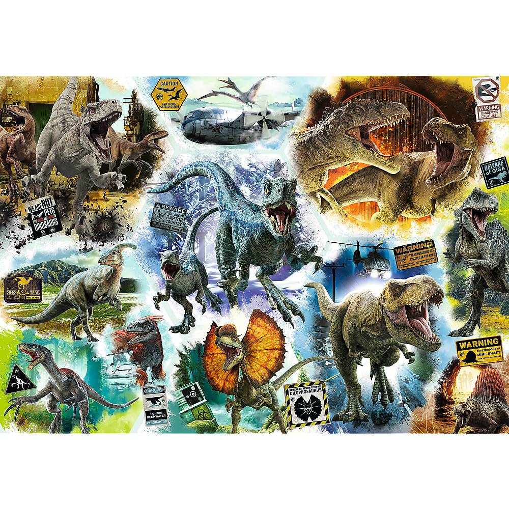 Trefl 10727 Jurassic World Dinosaurier 1000 Teile Puzzle