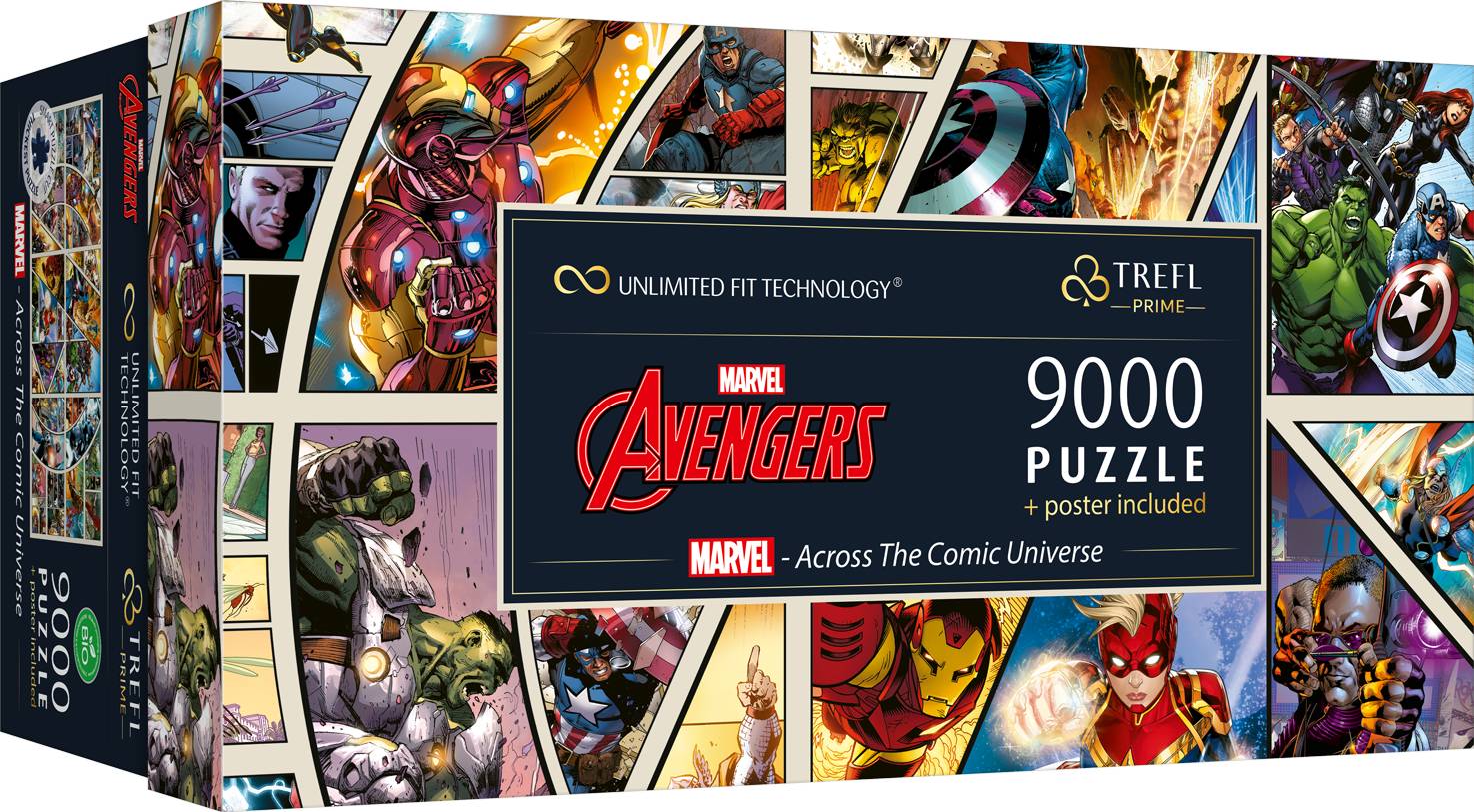 Trefl 81022 Marvel - Across the Comic Universe 9000 Teile Puzzle