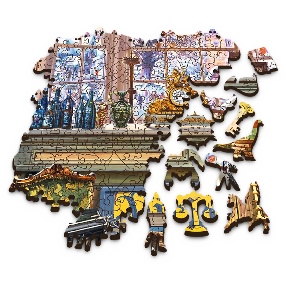 Trefl 20175 Wood Craft Steve Crisp Antiquitätenladen 1000 Teile Holzpuzzle