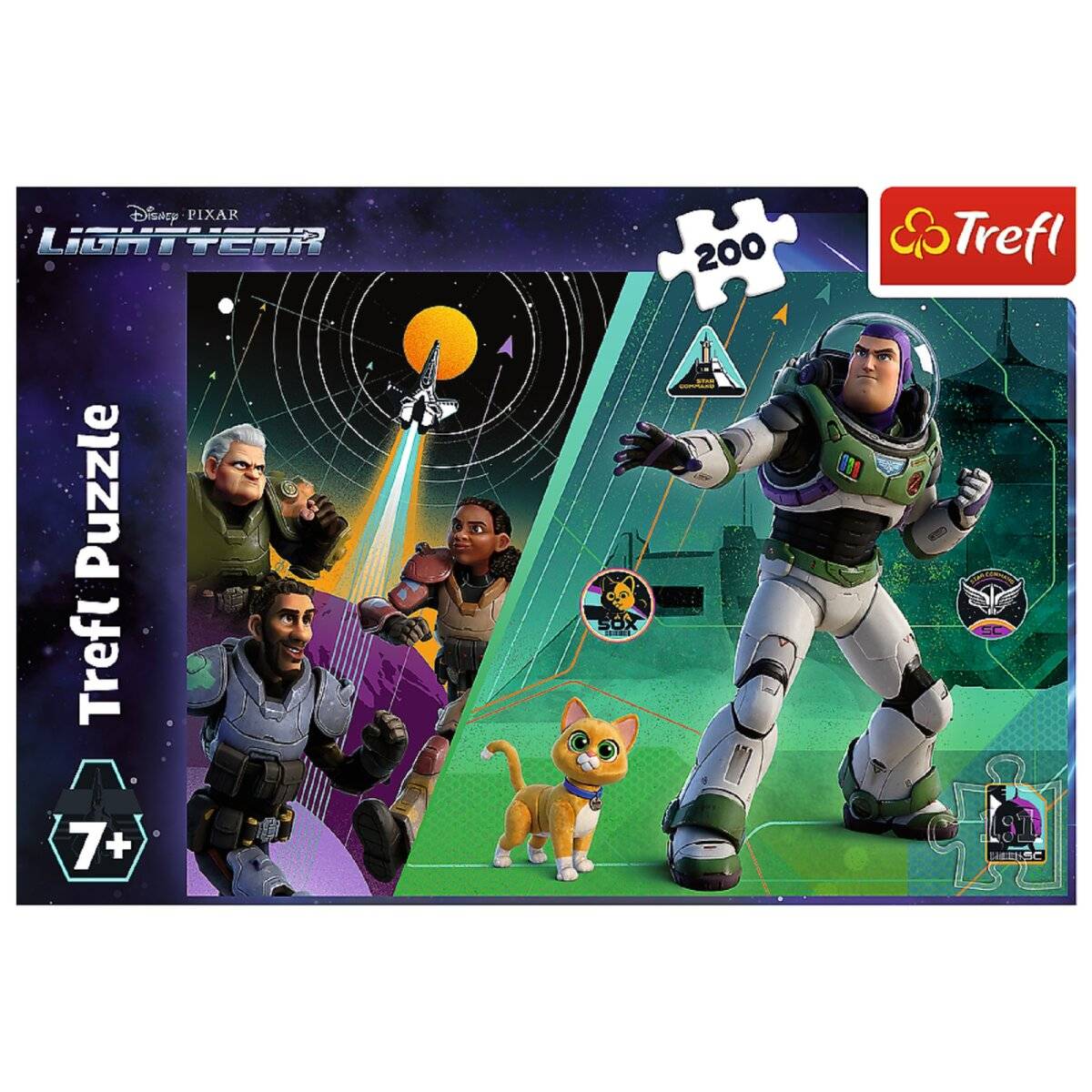Trefl 13284 Disney Pixar Lightyear Die Abenteuer von Buzz 200 Teile Puzzle