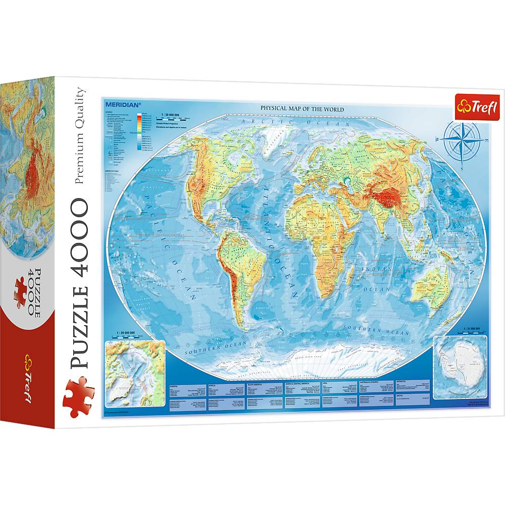 Trefl, Weltkarte, 4000 Teile Puzzle