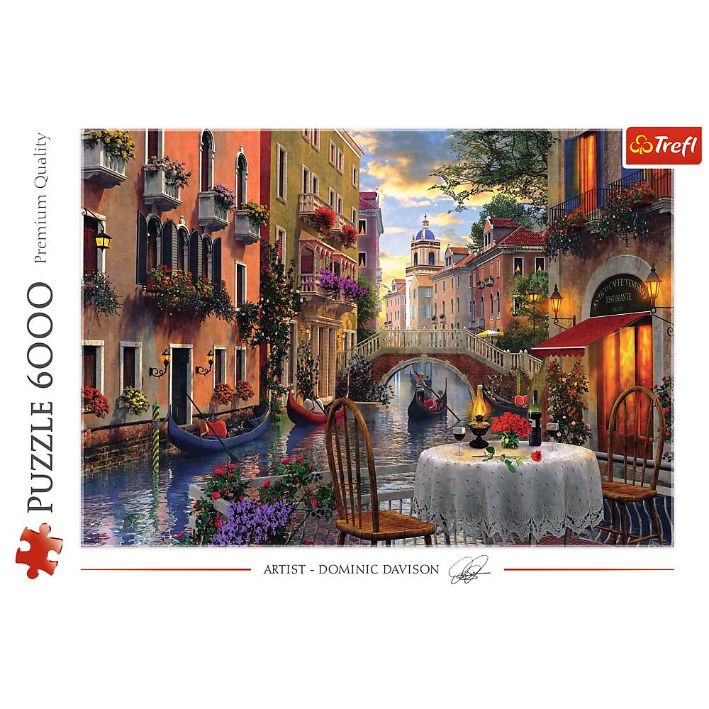 Romantisches Abendessen 6000 Teile Puzzle