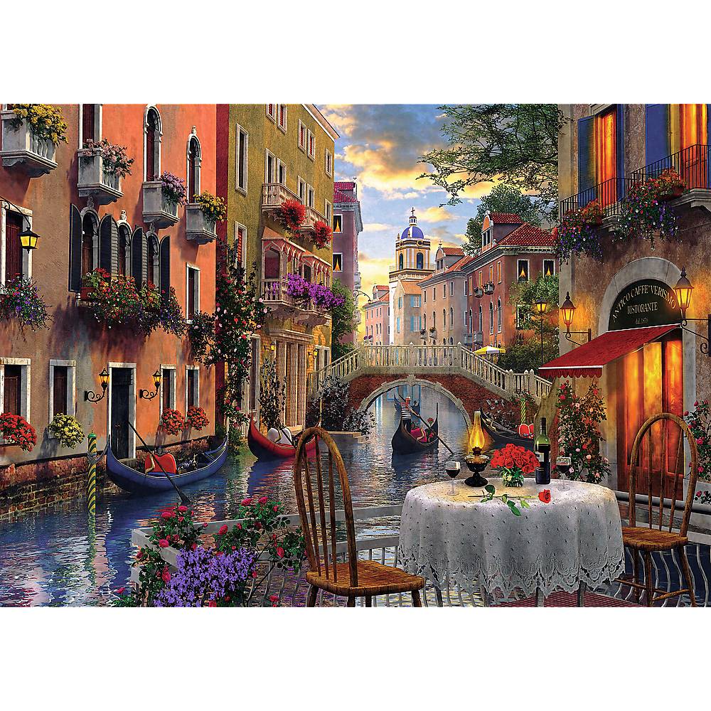 Romantisches Abendessen 6000 Teile Puzzle