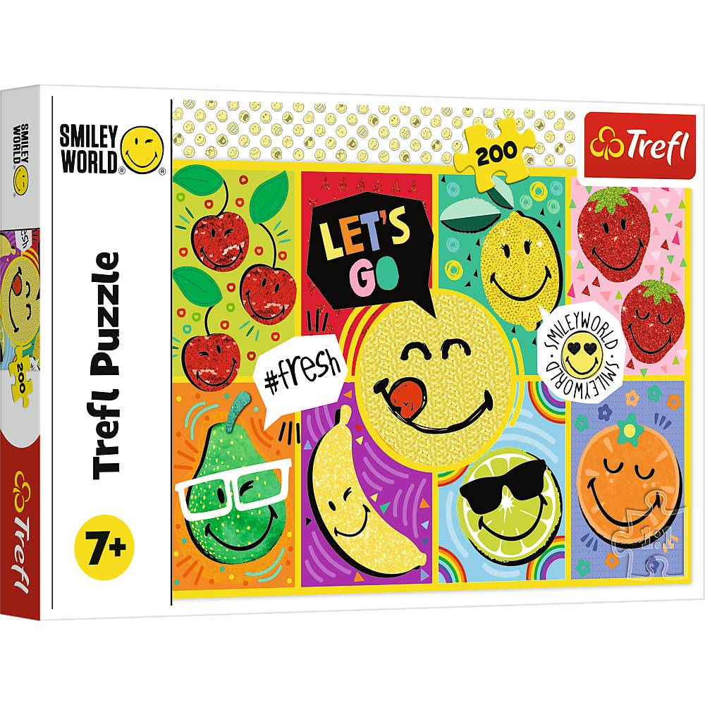 Trefl 13297 Smiley World 200 Teile Puzzle