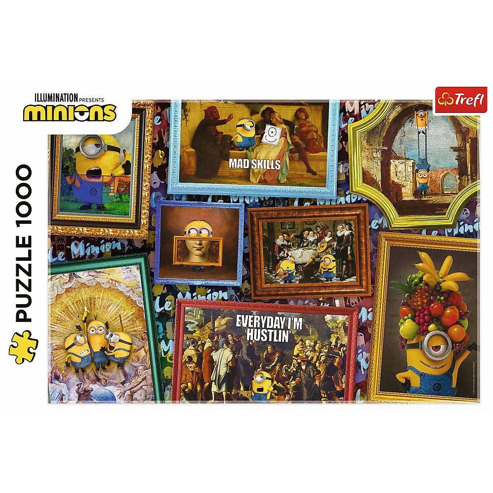 Trefl, Minions Galerie, 1000 Teile Puzzle