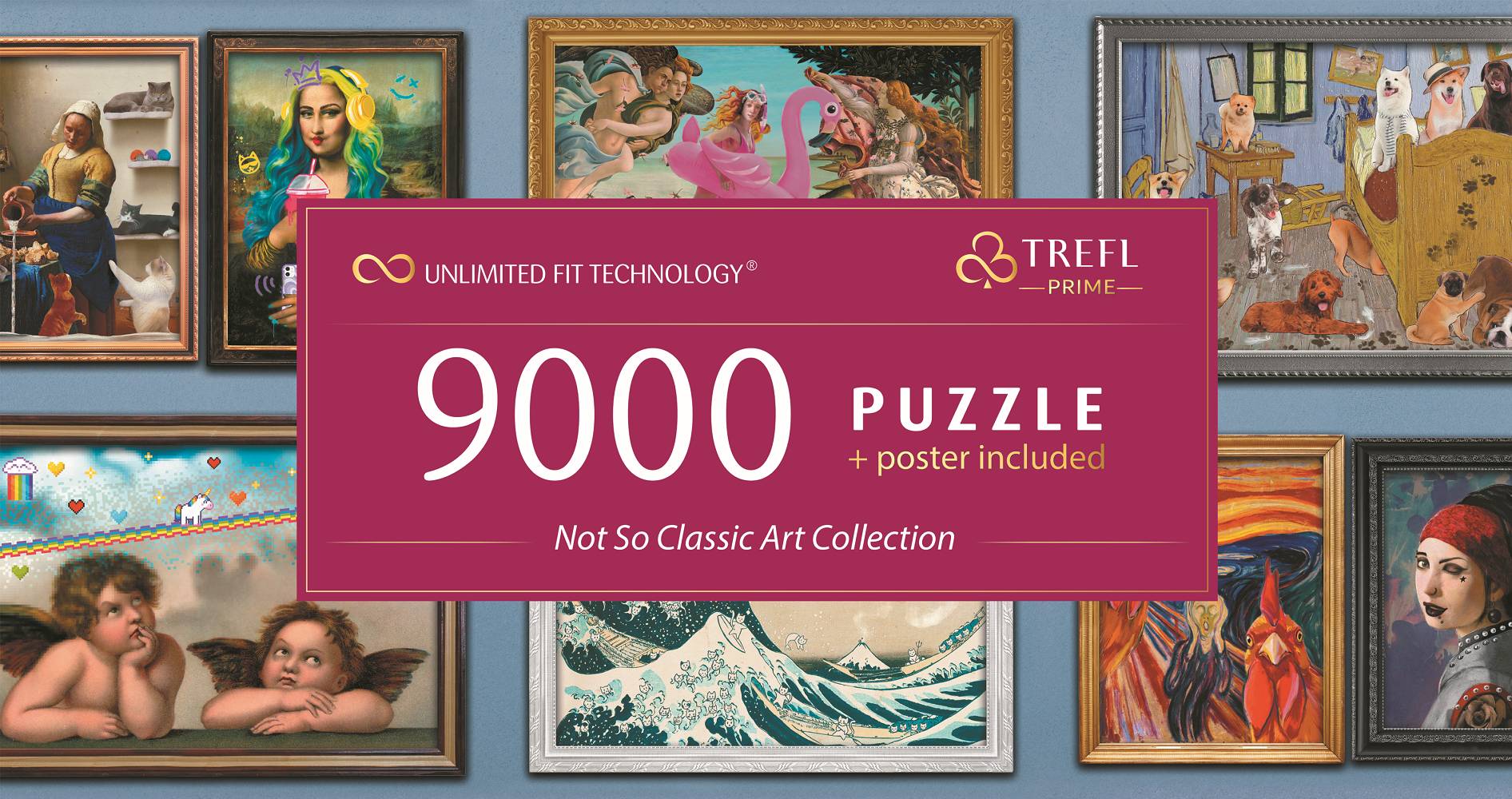 Trefl 81021 Classic Art Collection 9000 Teile Puzzle