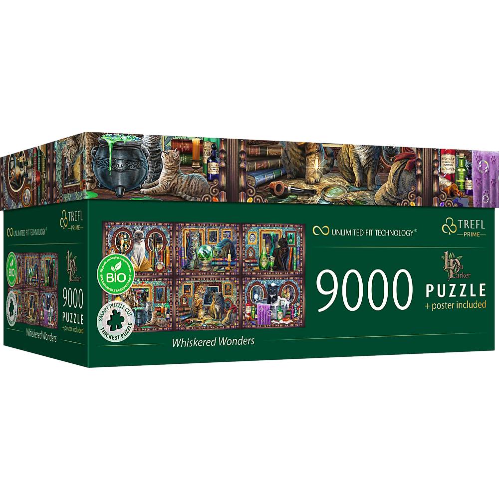 Lisa Parker Schnurrbart Wunder Katzen 9000 Teile Puzzle