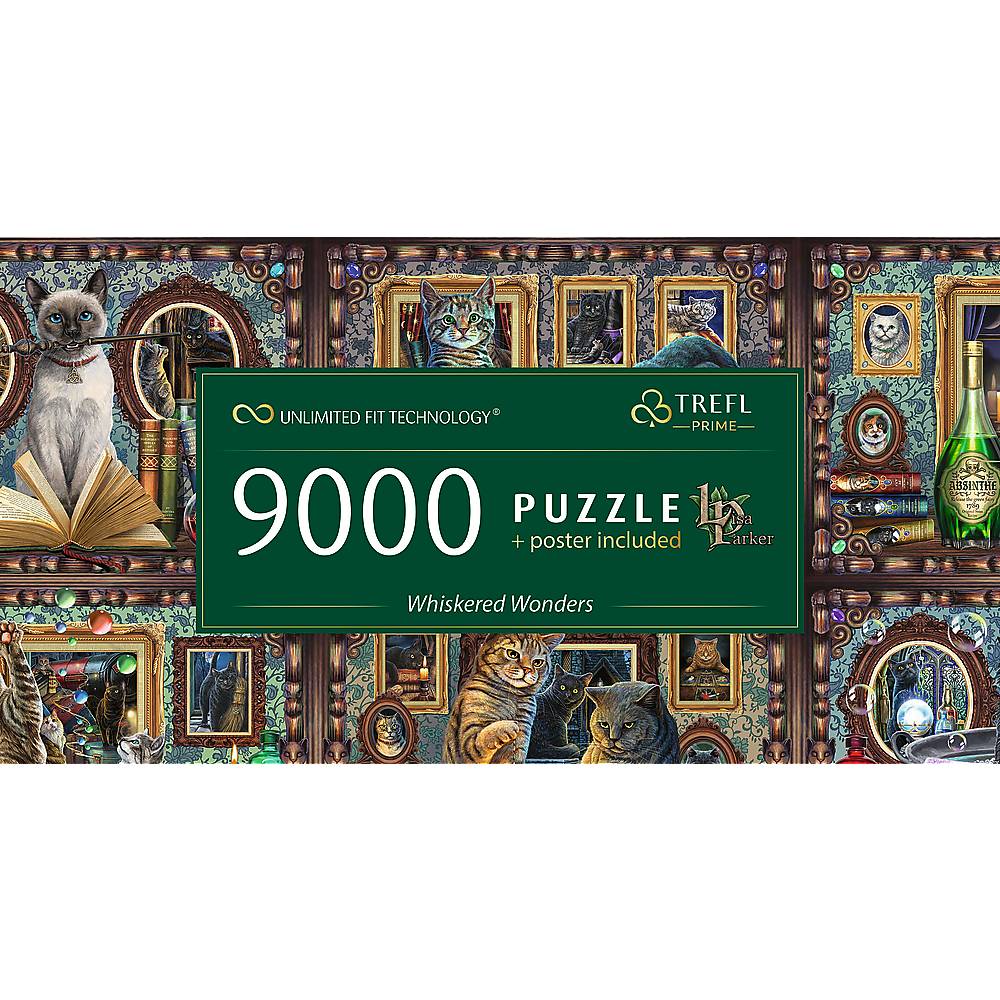 Lisa Parker Schnurrbart Wunder Katzen 9000 Teile Puzzle