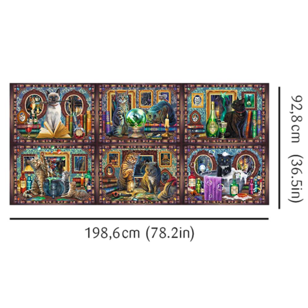 Lisa Parker Schnurrbart Wunder Katzen 9000 Teile Puzzle