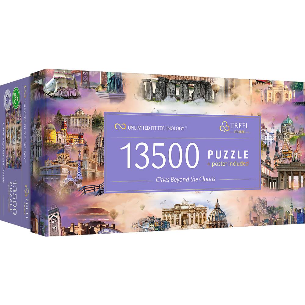 Städte Jenseits der Wolken 13500 Teile Puzzle