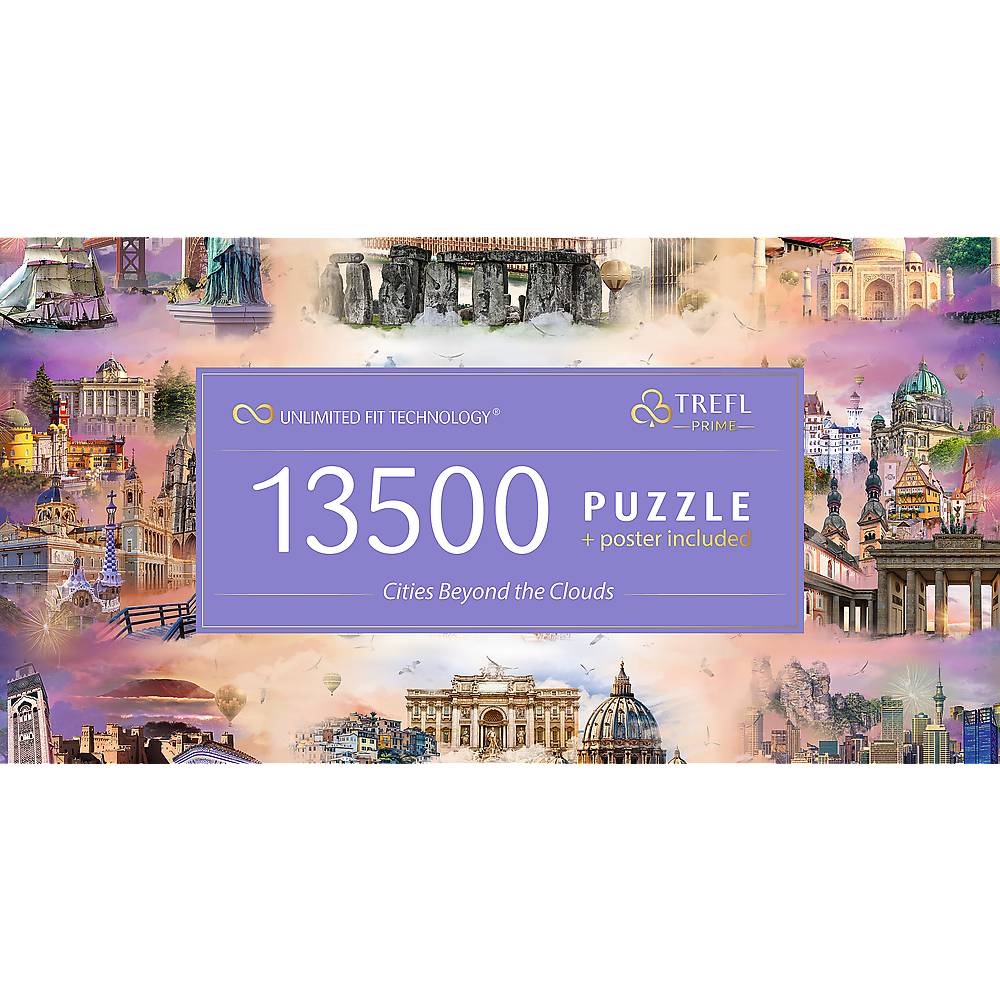 Städte Jenseits der Wolken 13500 Teile Puzzle