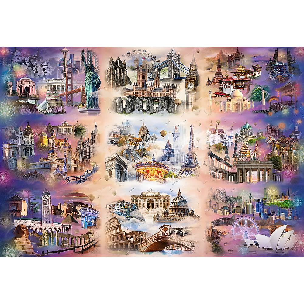 Städte Jenseits der Wolken 13500 Teile Puzzle