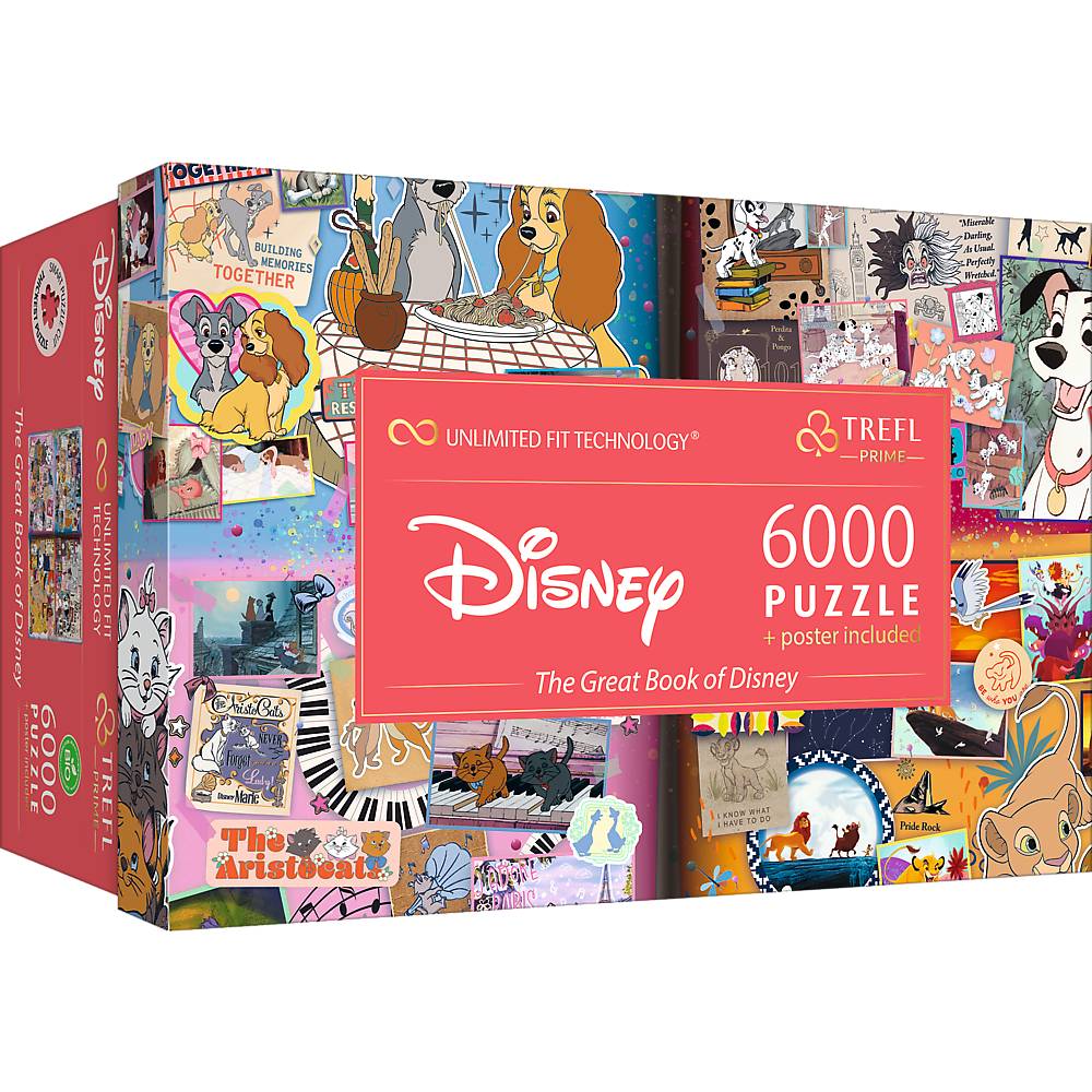 The Great Book of Disney 6000 Teile Puzzle