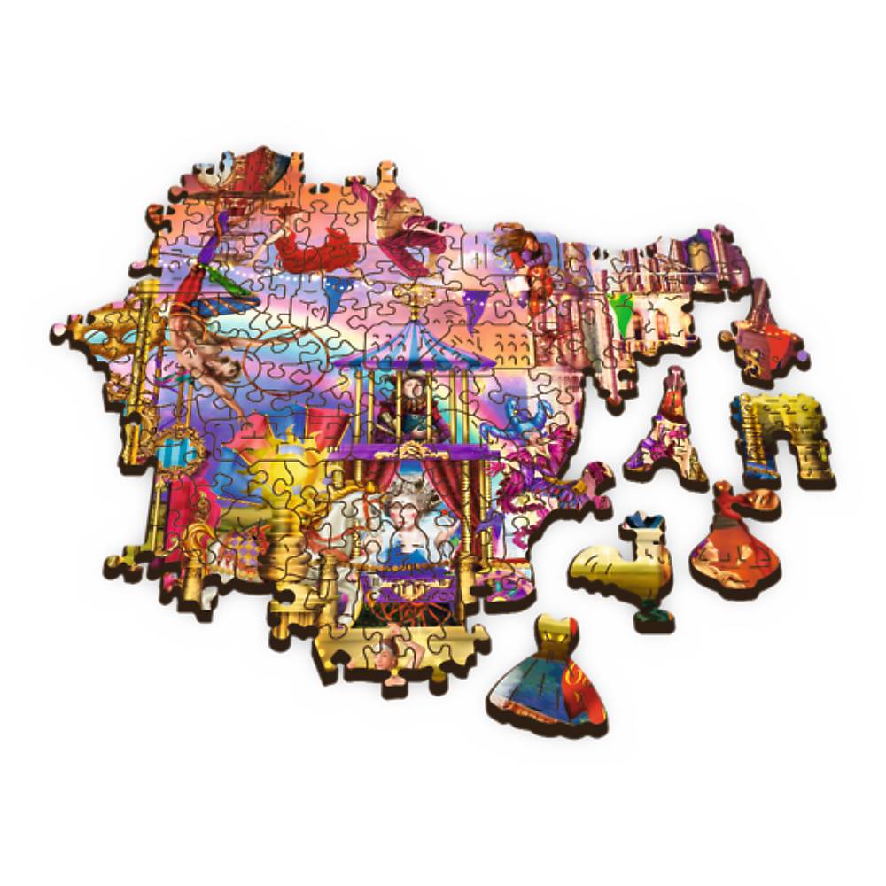 Trefl 20156 Wood Craft Magische Welt 500+1 Teile Holzpuzzle