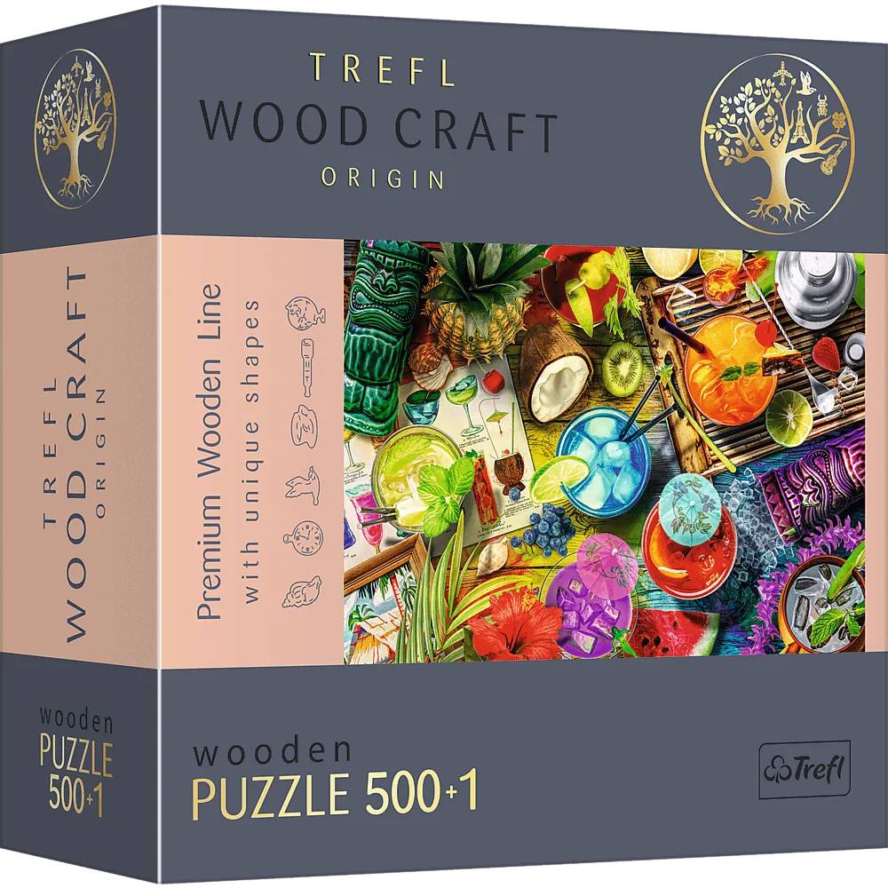 Trefl 20154 Bunte Cocktails 500+1 Holzpuzzle