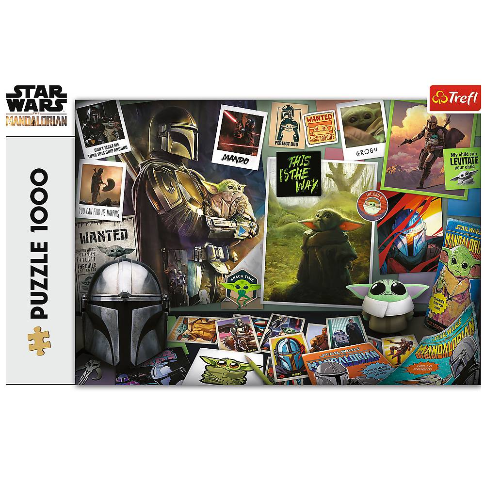 Trefl 10718 Disney Star Wars The Mandalorian Grogu Sammlung 1000 Teile Puzzle