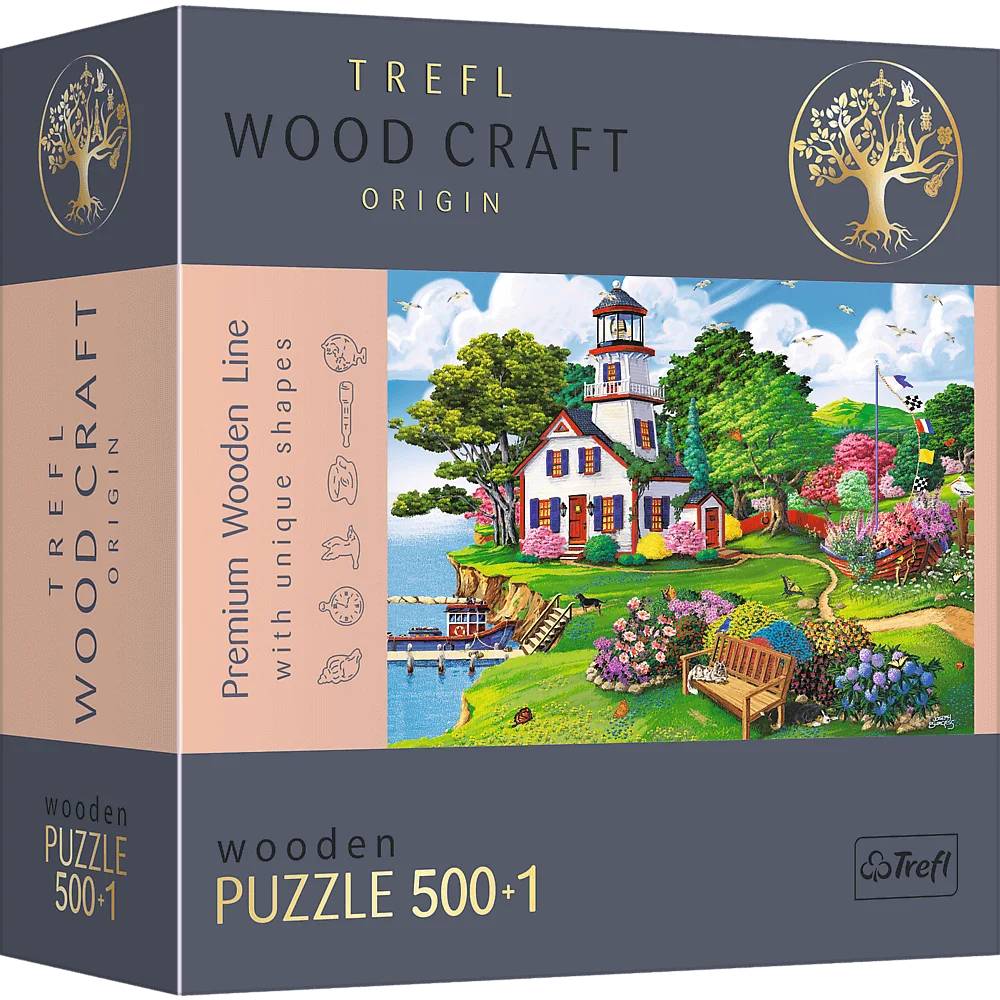 Trefl 20161 Sommerhafen 500+1 Holzpuzzle
