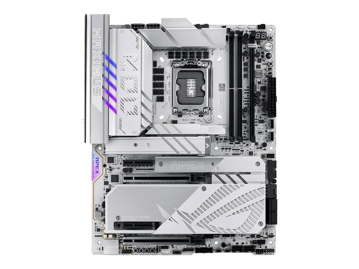 ASUS ROG MAXIMUS Z890 APEX - Motherboard - ATX - LGA1851-Sockel - Z890 Chipsatz - USB4, USB-C 3.2 Gen 2x2, USB-C 3.2 Gen2, USB 3.2 Gen 1 -