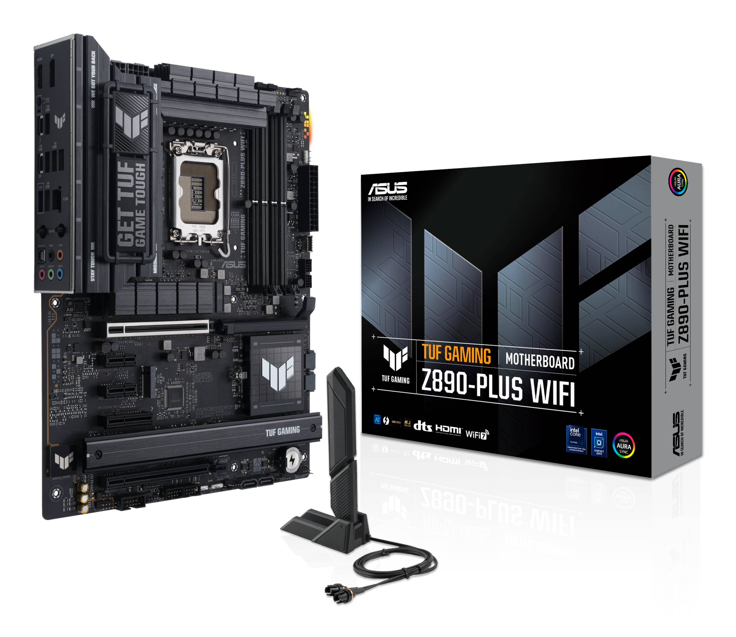 ASUS TUF GAMING Z890-PLUS WIFI (INTEL,1851,DDR5,ATX)