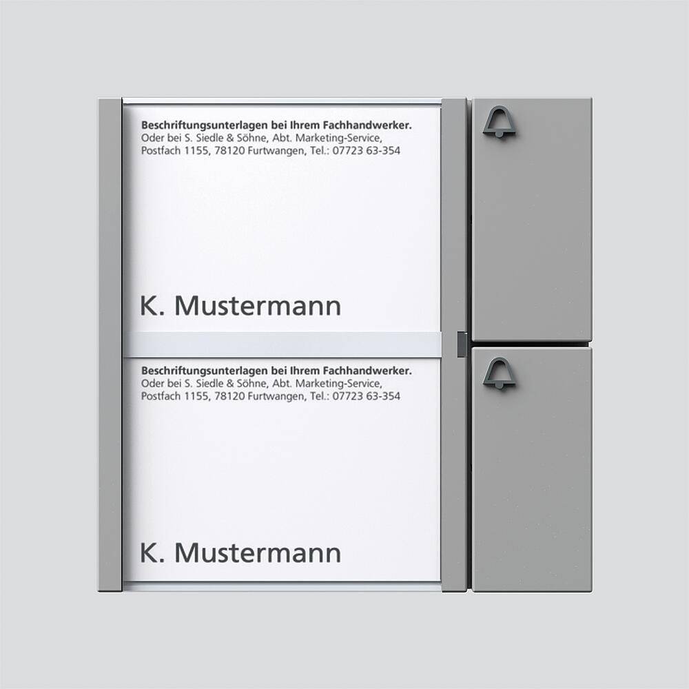 Ein Briefkasten mit dem Namen 