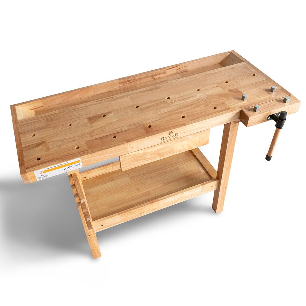 BAMATO Hobelbank WORK-1260 aus Massivholz