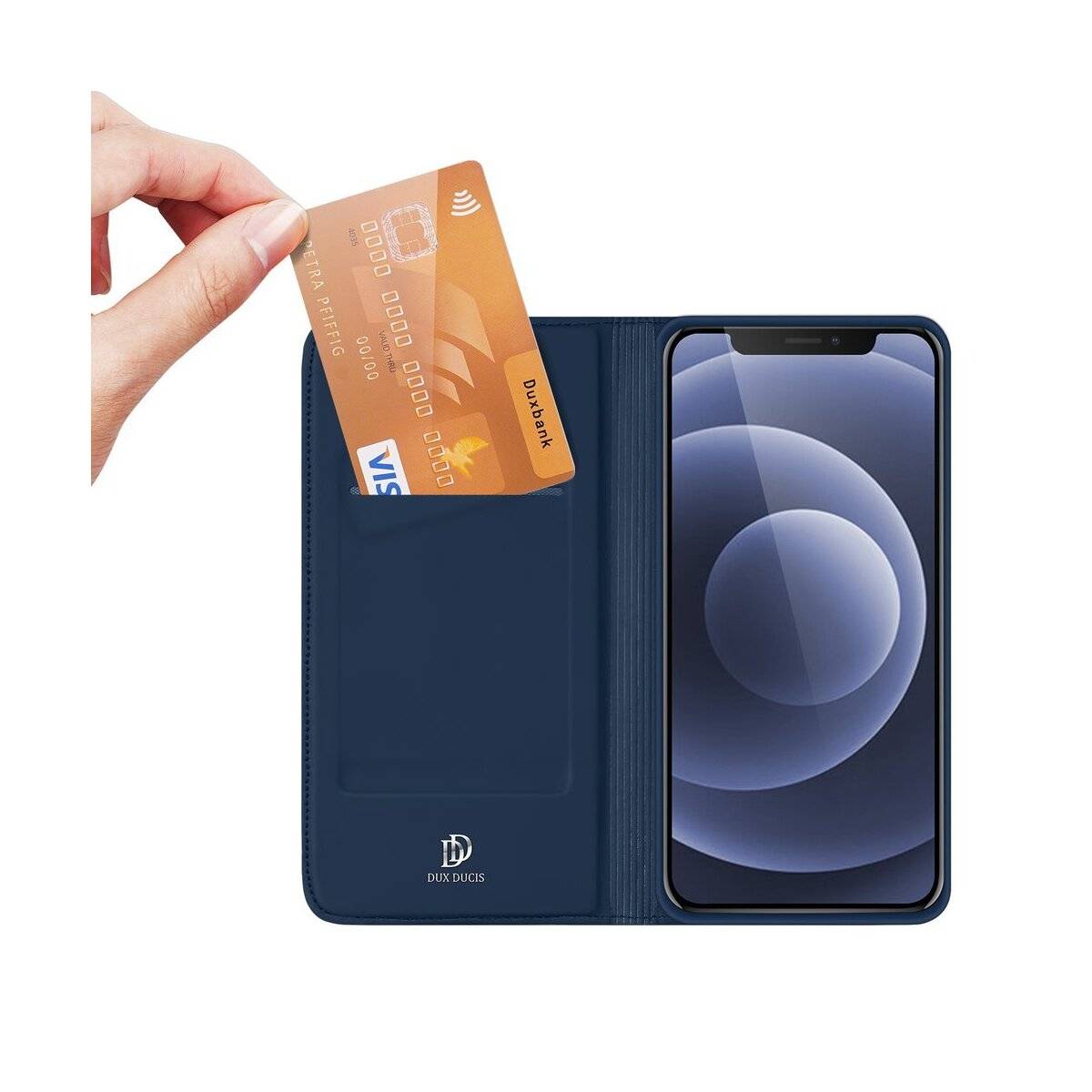 Dux Ducis Skin Pro Hülle kompatibel mit iPhone 16 Pro Blau