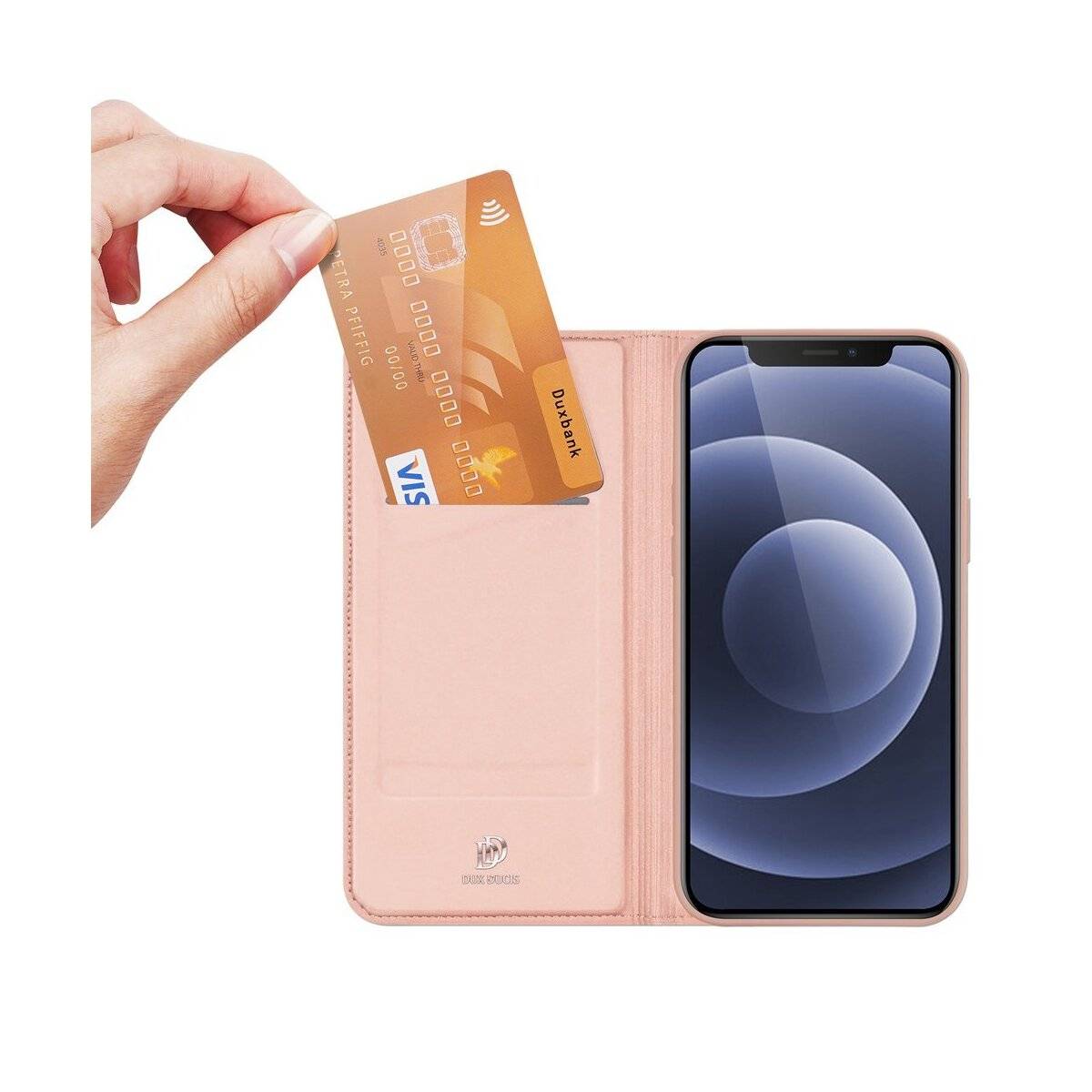 Dux Ducis Skin Pro Hülle kompatibel mit iPhone 16 Rose