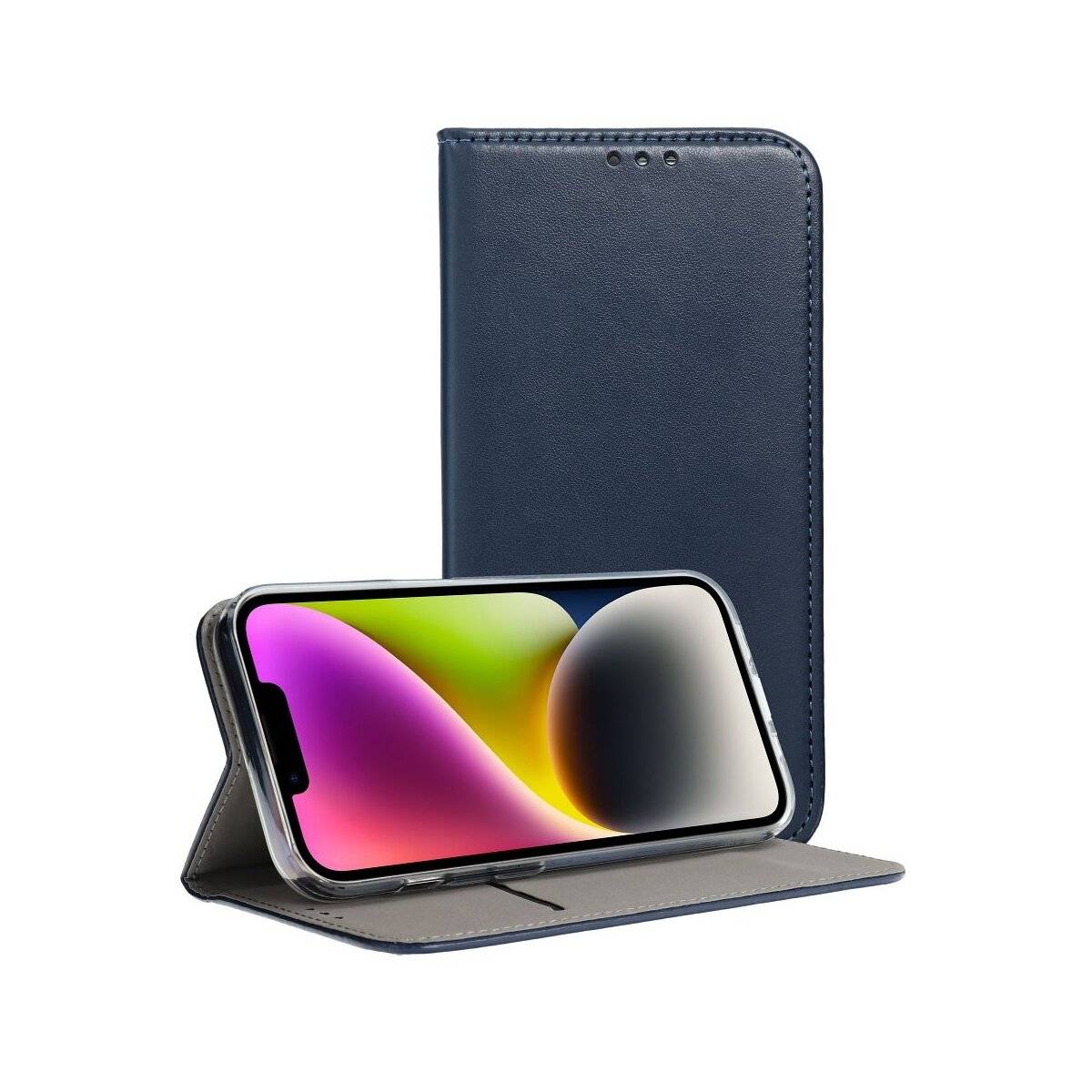 Smart Magneto Hülle Magnet kompatibel mit Samsung Galaxy S24 FE Blau