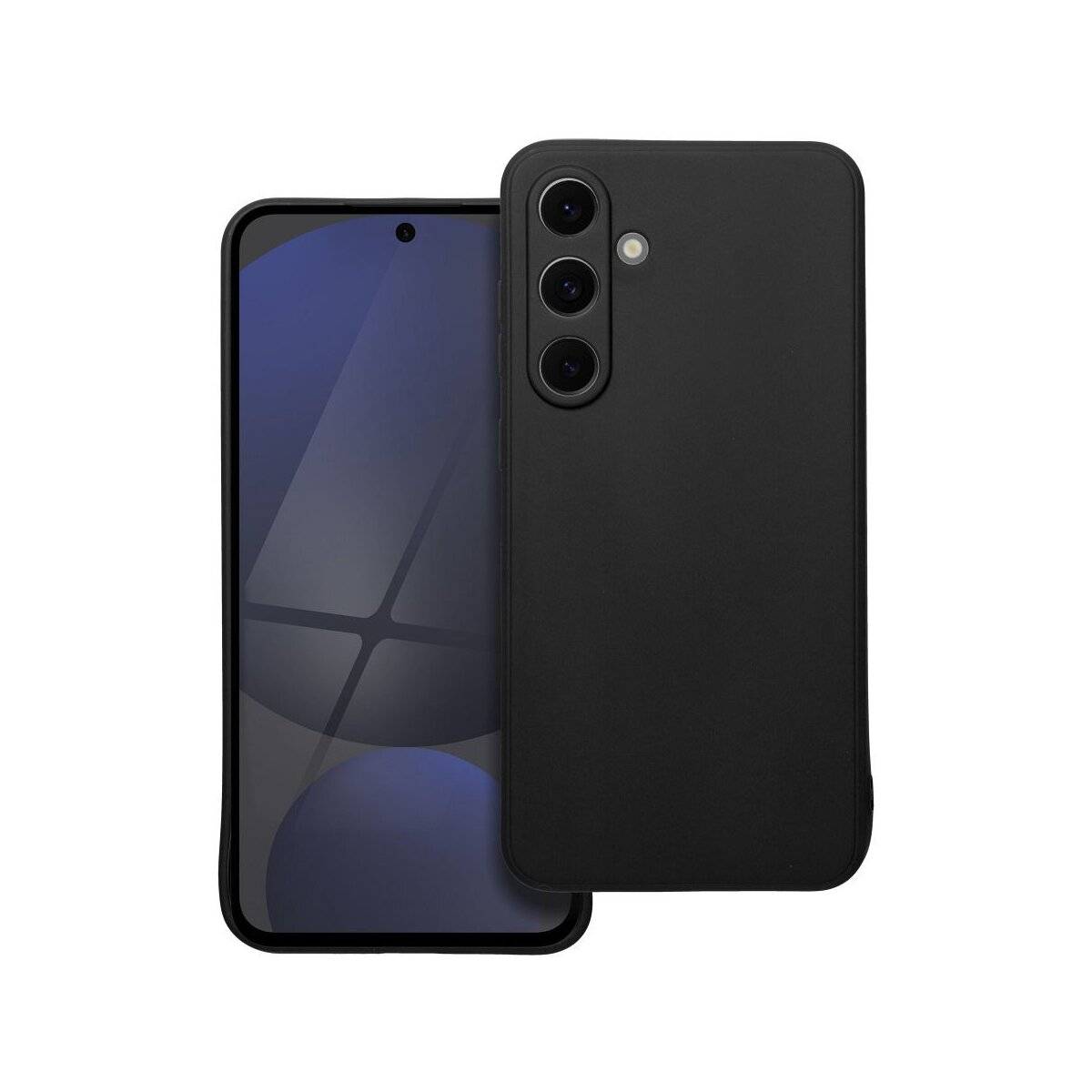 Matt-Hülle Schutzhülle kompatibel mit Samsung Galaxy S24 FE Schwarz
