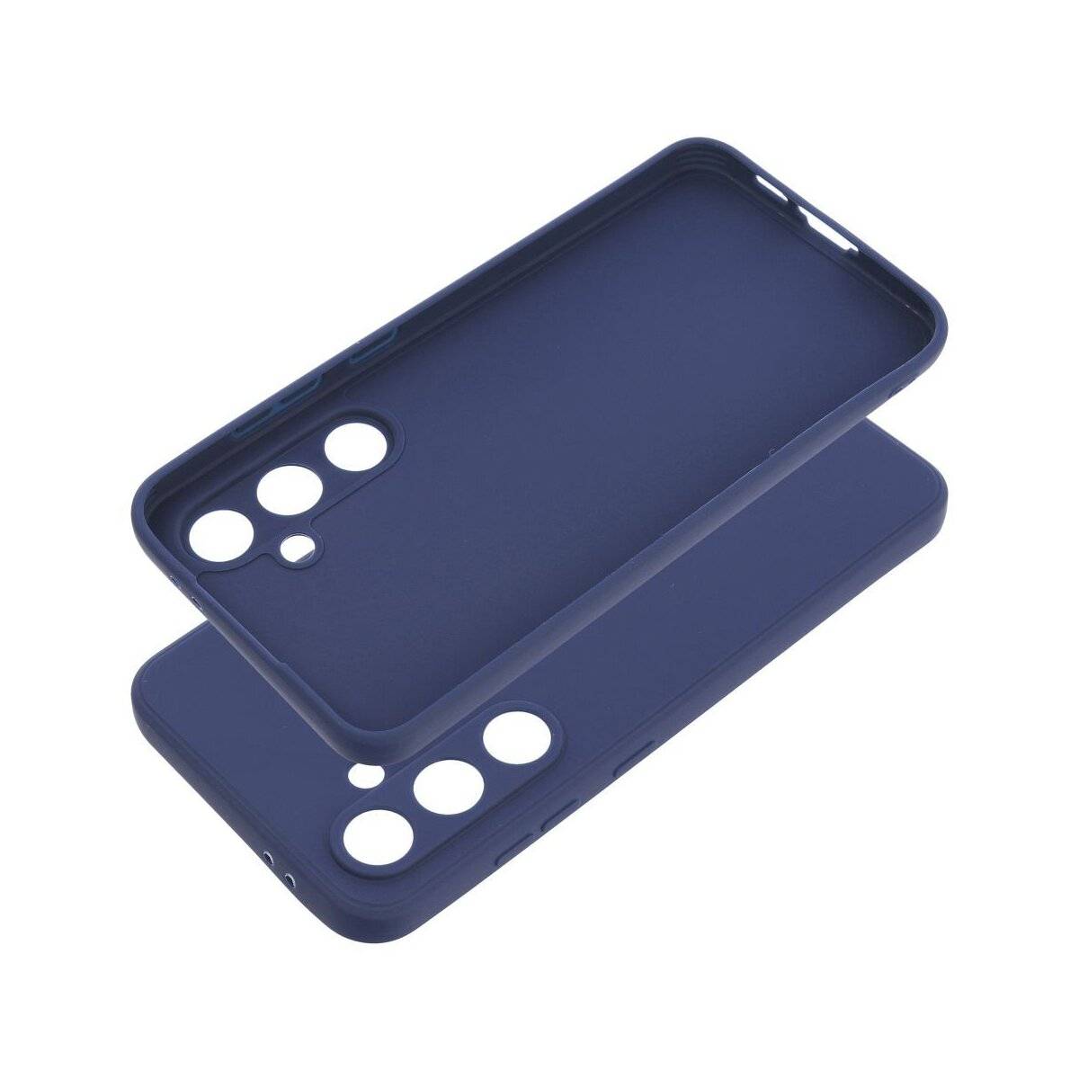 Matt-Hülle Schutzhülle kompatibel mit Samsung Galaxy S24 FE Blau