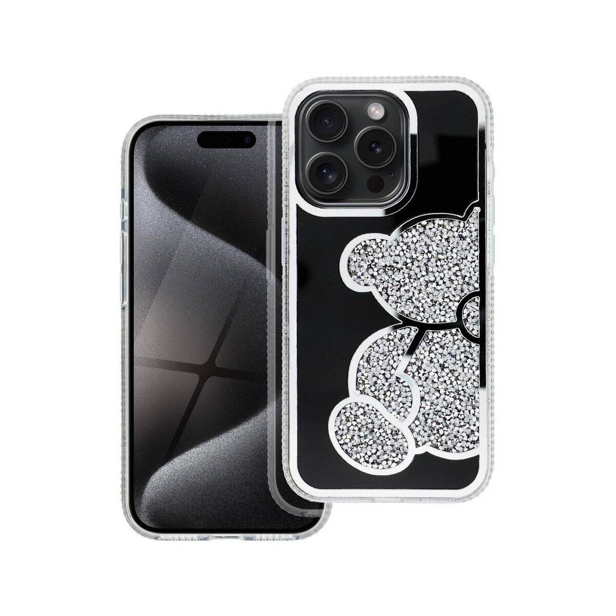 Teddy Bear Handyhülle kompatibel mit Samsung Galaxy S24 FE Silber