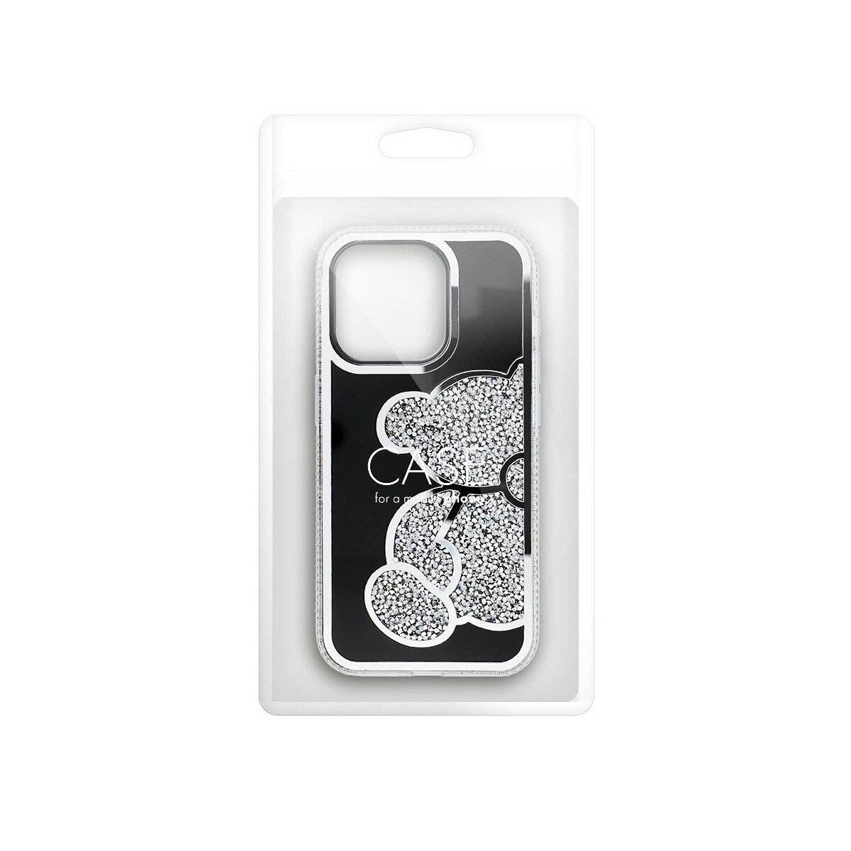 Teddy Bear Handyhülle kompatibel mit Samsung Galaxy S24 FE Silber