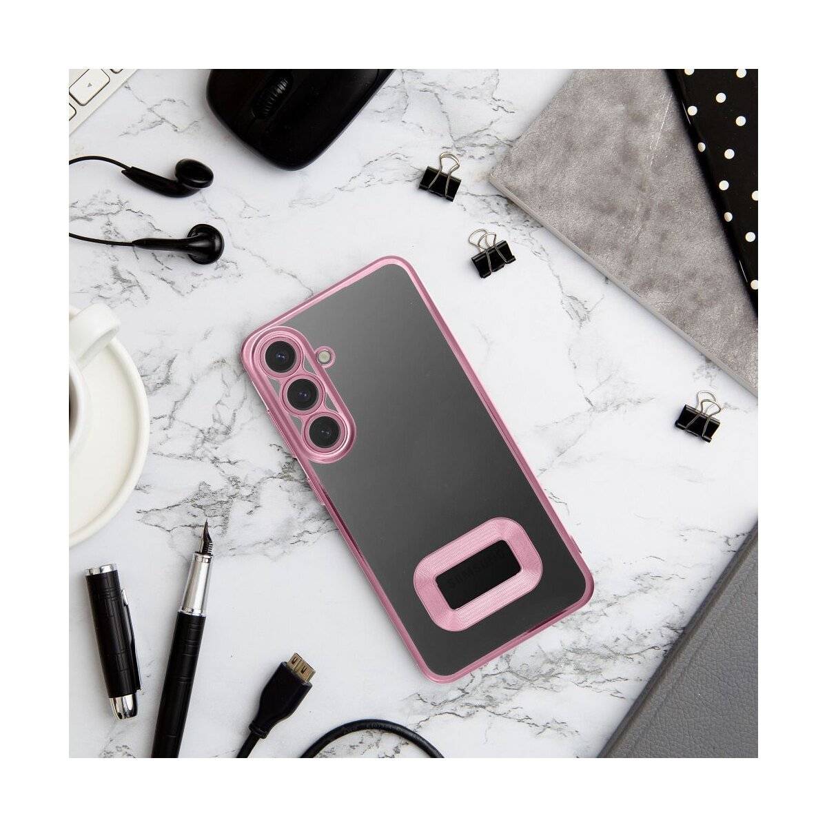 GLAM-Hülle Schutzhülle Kameraschutz kompatibel mit Samsung Galaxy A16 5G Rosa