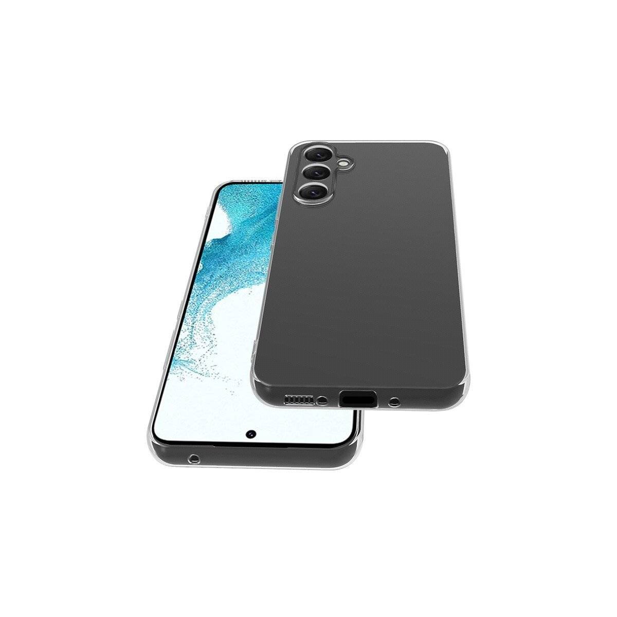 Ultra Clear 0,5 mm Hülle kompatibel mit Samsung Galaxy S24 FE dünne Hülle transparent